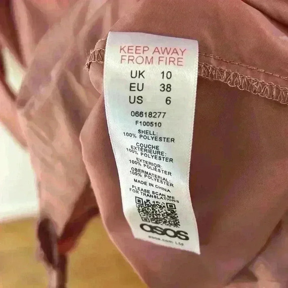 ASOS Women’s Packable Windbreaker, Size 6 - Picture 6 of 7